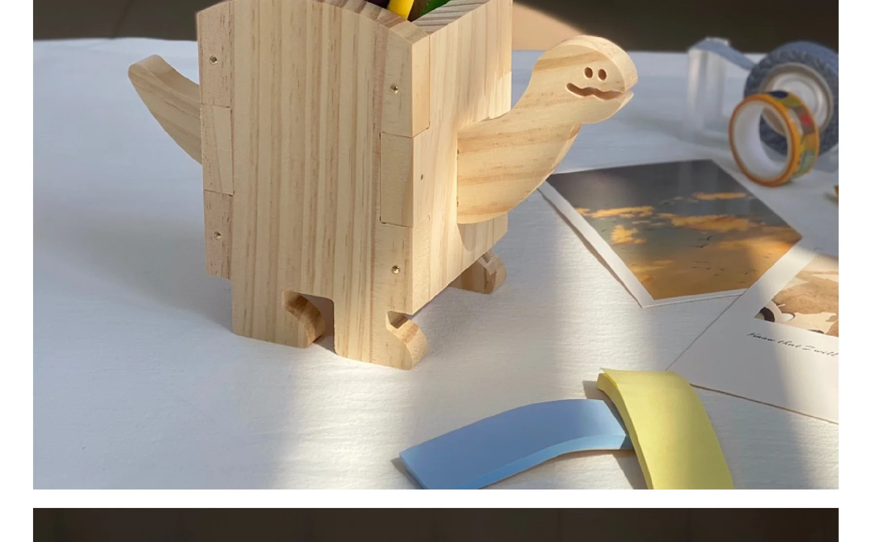 목공 체험 diy 브라키오사우르스 공룡 미니 연필꽂이 키트 재료 반제품 만들기 스튜디오612 상세 이미지 63