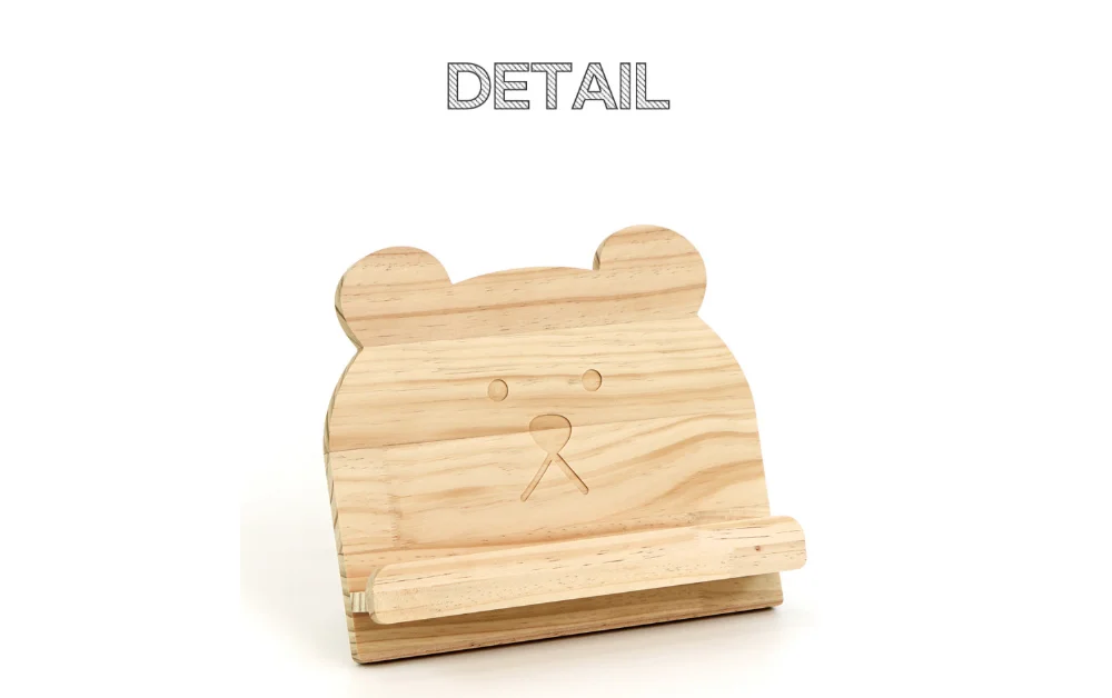 [곰돌이 간이독서대] 간이 독서대 목공 체험 재료 목공 diy 수업 목공 키트 상세 이미지 4