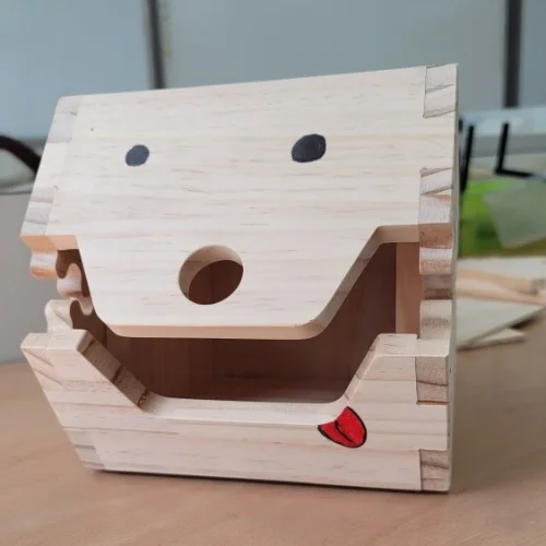 [강아지 수납함] 강아지 여닫이 보관함 목공 체험 재료 목공 diy 수업 목공 키트