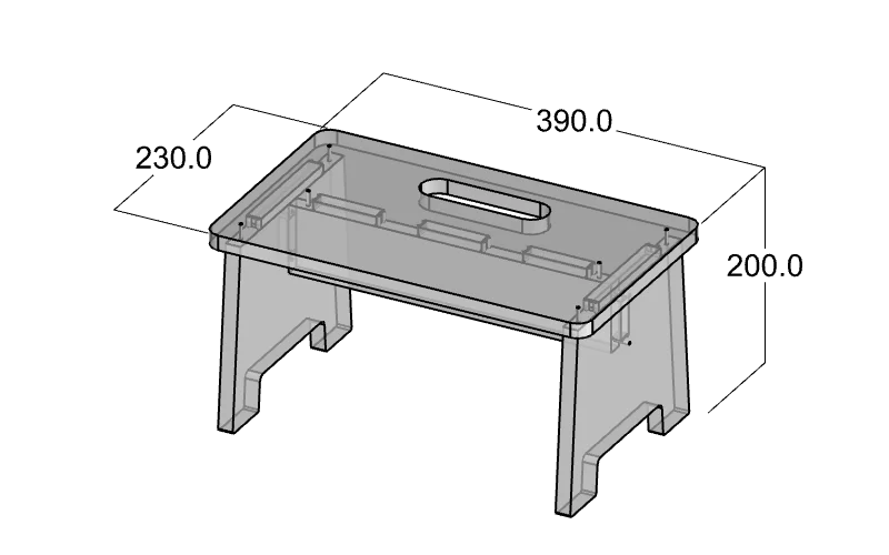 목공 체험 diy 1단 스텝스툴 발받침 주방발받침 만들기 키트 재료 반제품 만들기 쓸모좋은목공키트 상세 이미지 78